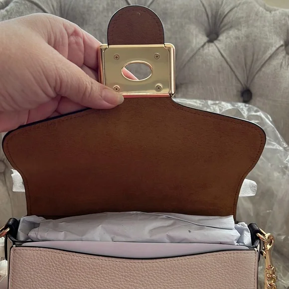 COACH Cassidy Crossbody in Chalk/Oxblood NWT - Picture 8 of 11